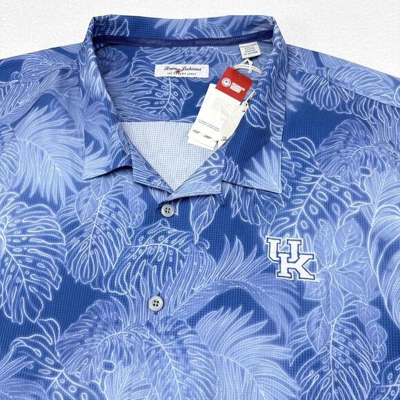 University of Kentucky Tommy Bahama Shirt Size 5XL Big Island Zone Hawaiian NEW